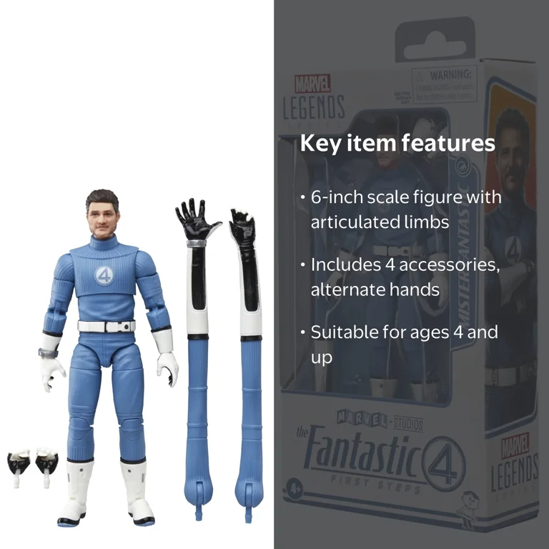 Fantastic Four, Character, Mister Fantastic, 6 inch action figure