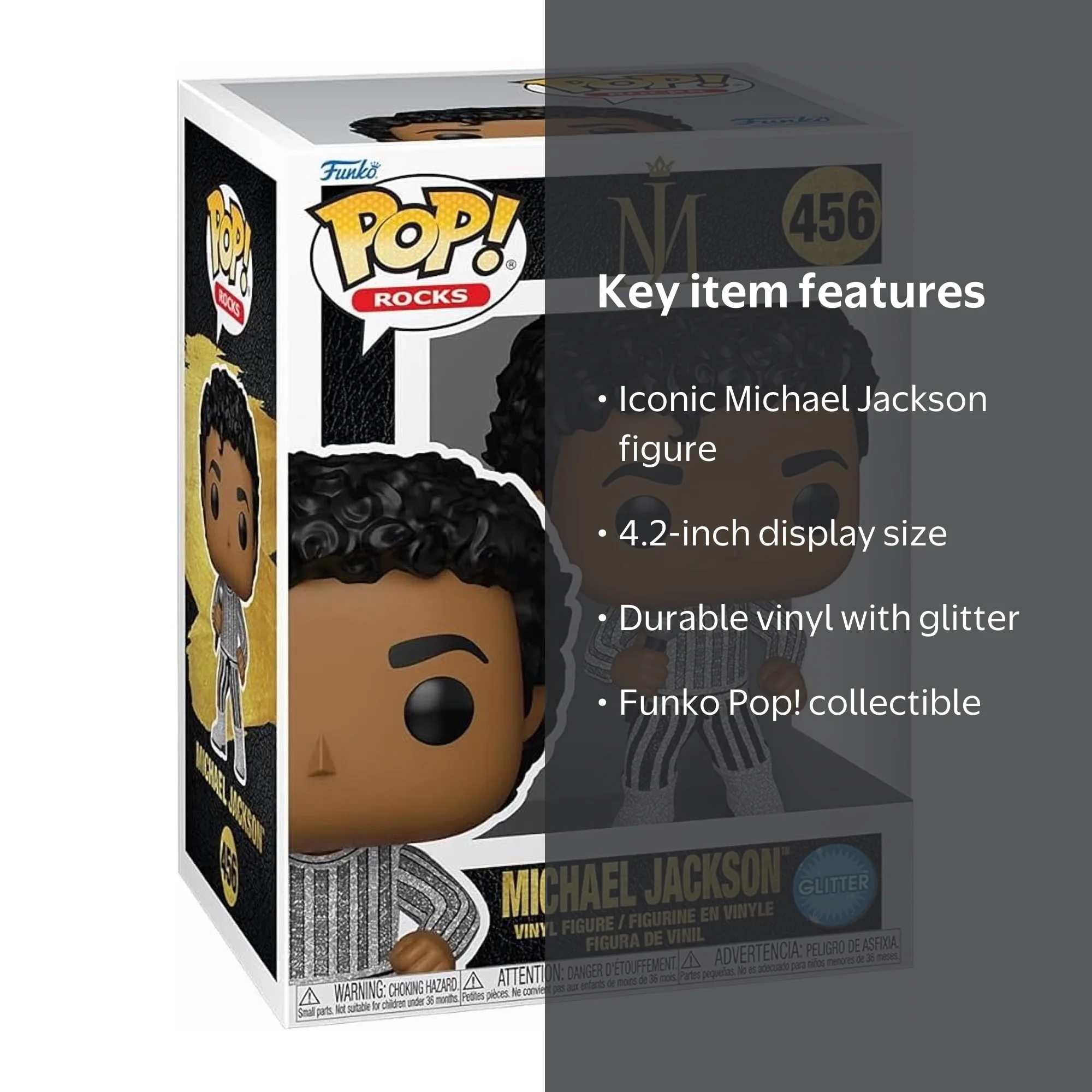 Funko, Funko Pop!, Michael Jackson Rock With You #456 Glitter