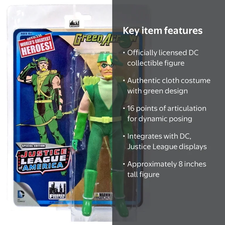 DC World's Greatest Heroes! Green Arrow Action Figure - Walmart.com