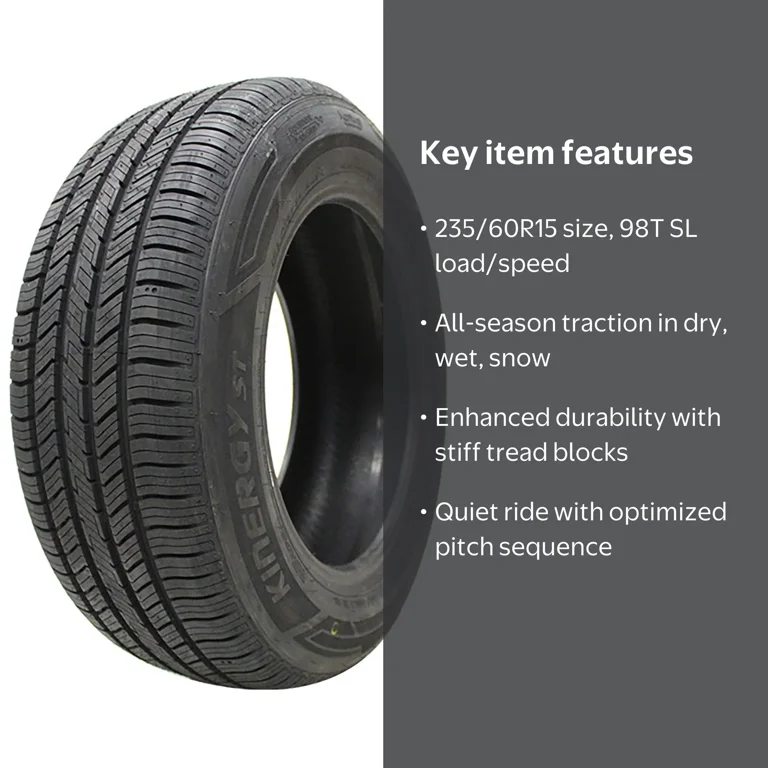 Hankook Kinergy ST All Season Passenger Tire - 235/60R15 98T