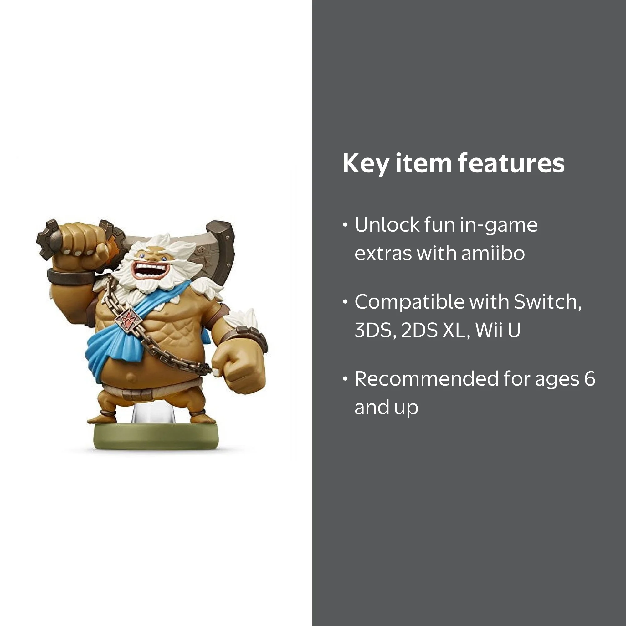 Nintendo, Zelda: Breath Of The Wild Daruk, amiibo accessory