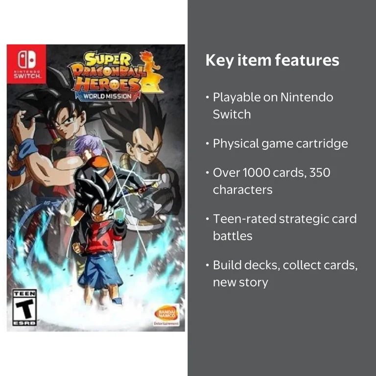 Super Dragon Ball Heroes World Mission - Nintendo Switch - Walmart.com