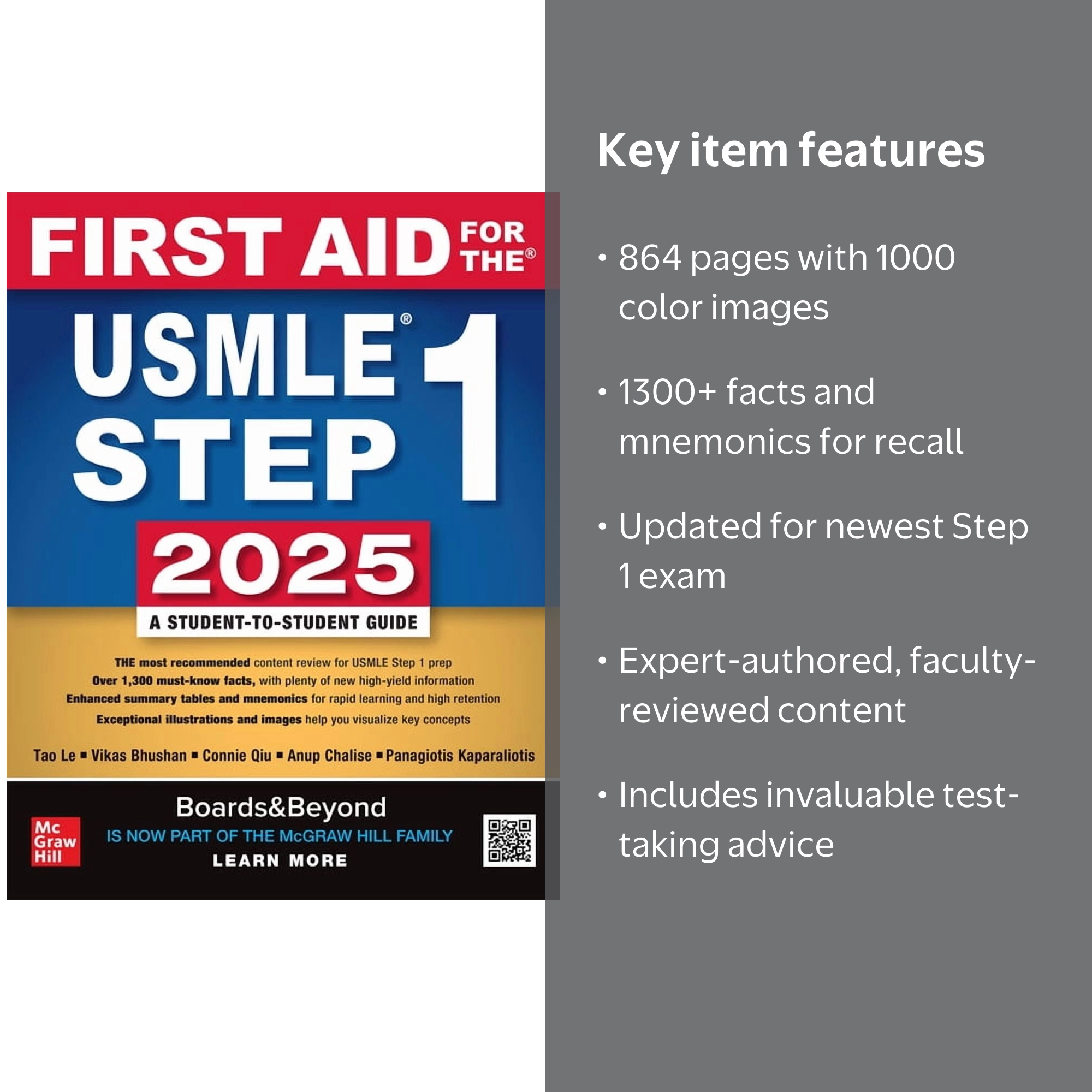 First Aid for the USMLE Step 1 2025, (Paperback) - Walmart.com