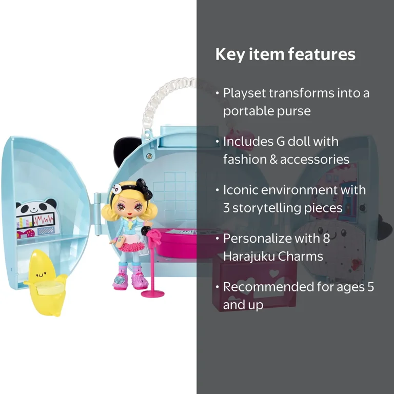 Kuukuu Harajuku G's Purse Playset - Walmart.com