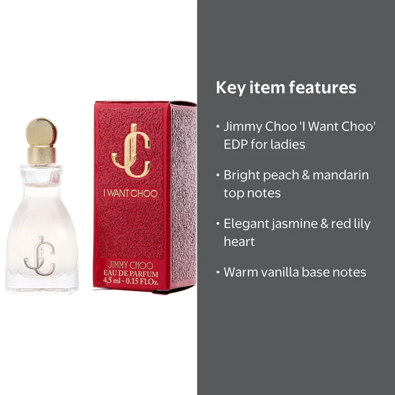 Jimmy Choo Ladies I Want Choo Mini Perfume Spray 0.15