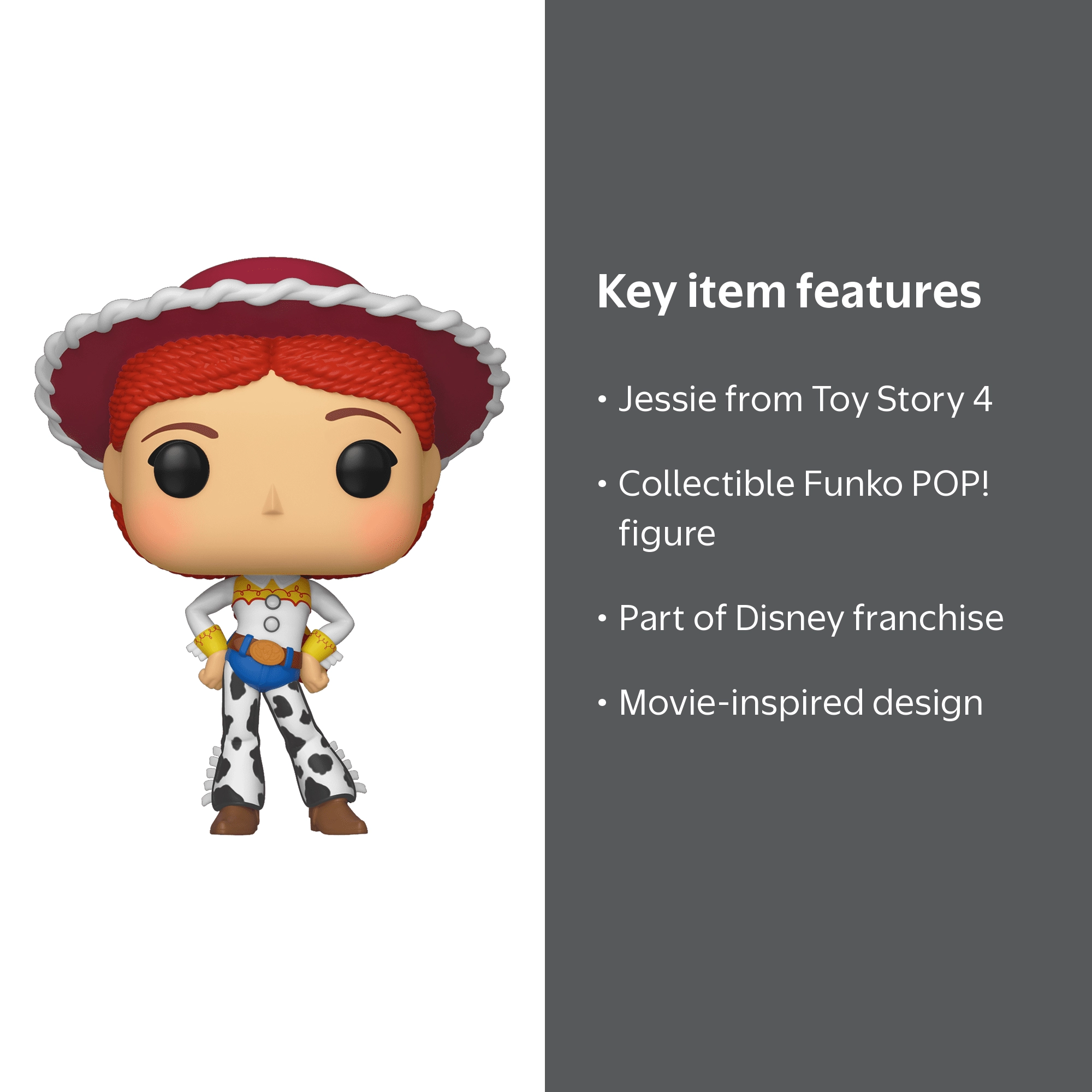 Funko, Toy Story 4 - Jessie, Standard, Multicolor, Vinyl Figure