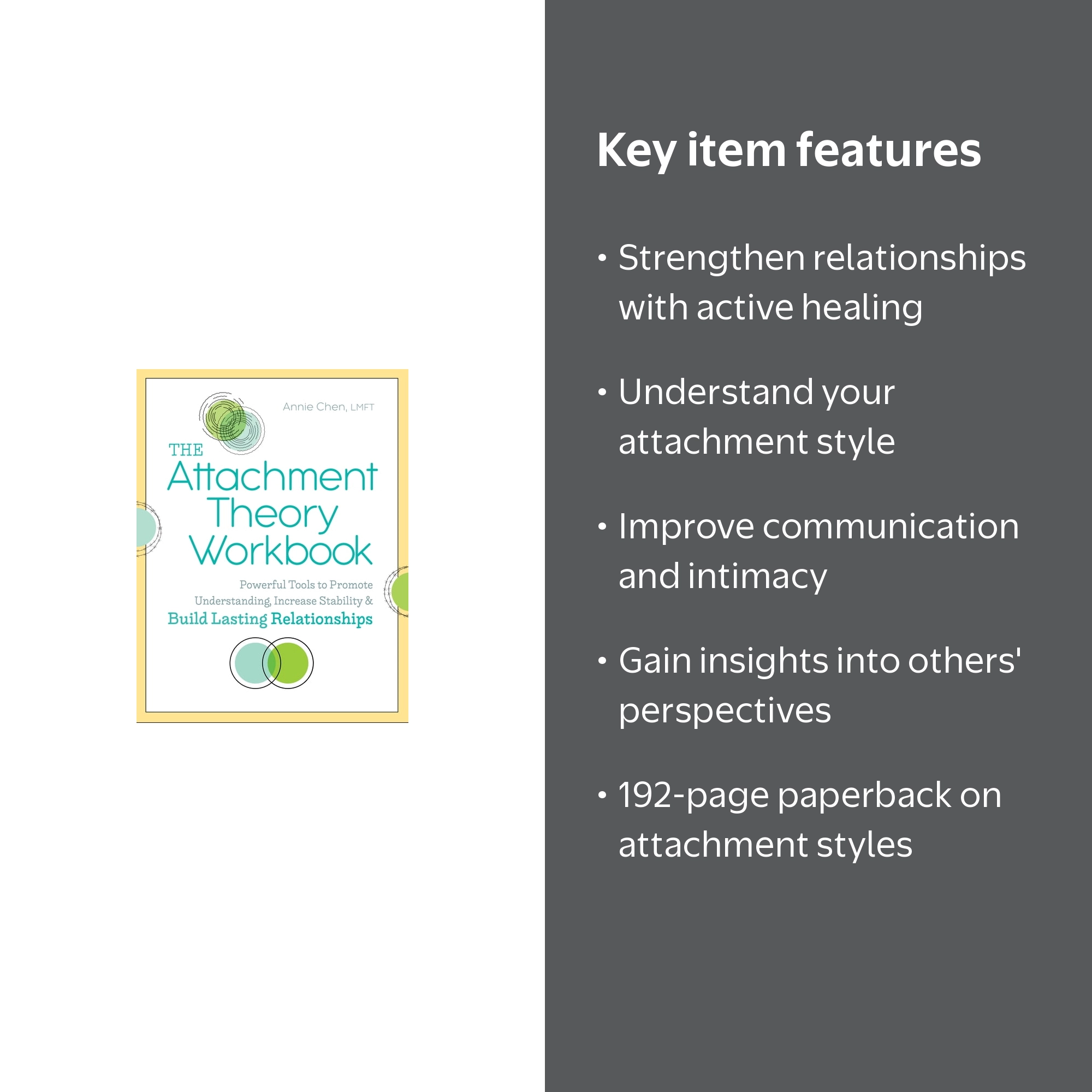 The Attachment Theory Workbook : Powerful Tools to Promote