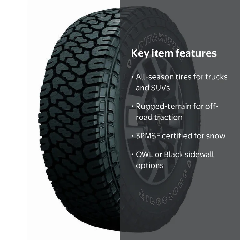 Firestone Destination X/T LT275/65R18 123S Tire Fits: 2019-23