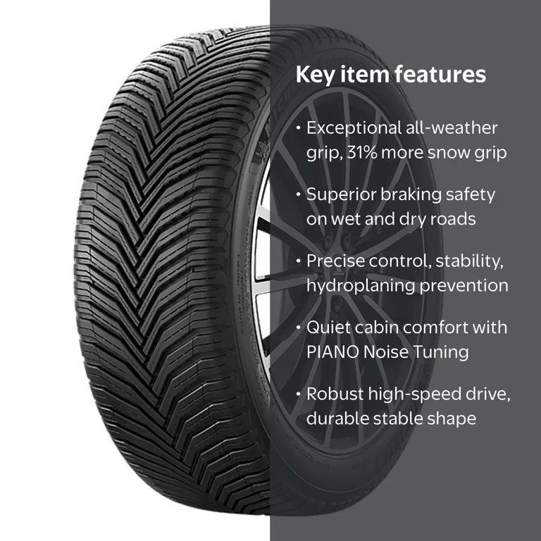 Michelin CrossClimate2 All-Season 245/45R17/XL 99V Tire - Walmart.com
