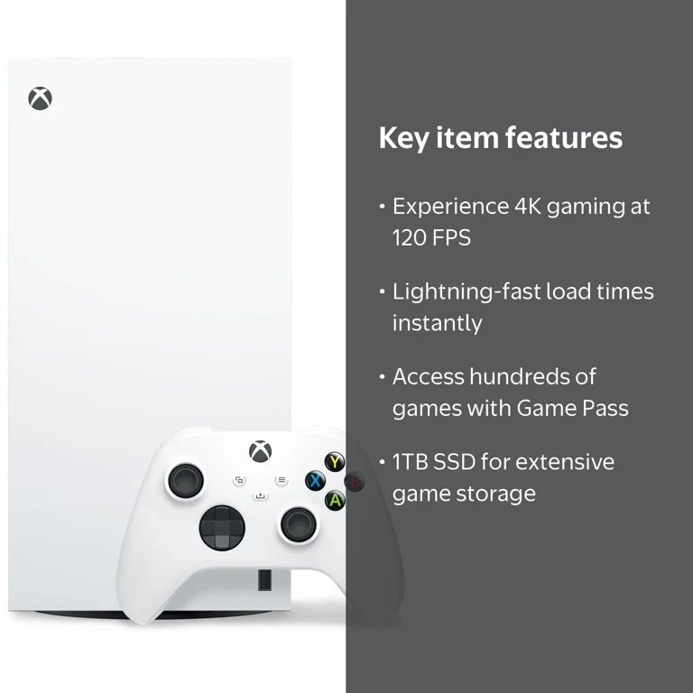 Xbox - Xbox Series X 本体 SSD 1TB  xboxコントローラ　白x1 XBOX Series X - All Digital Gaming Console - 1TB SSD - Includes