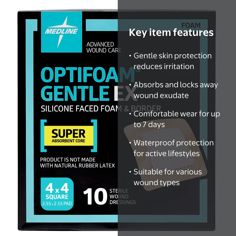 optifoam dressing Gentle Silicone Faced Foam Dressings Optifoam Gentle LQ Silicone-Faced Foam
