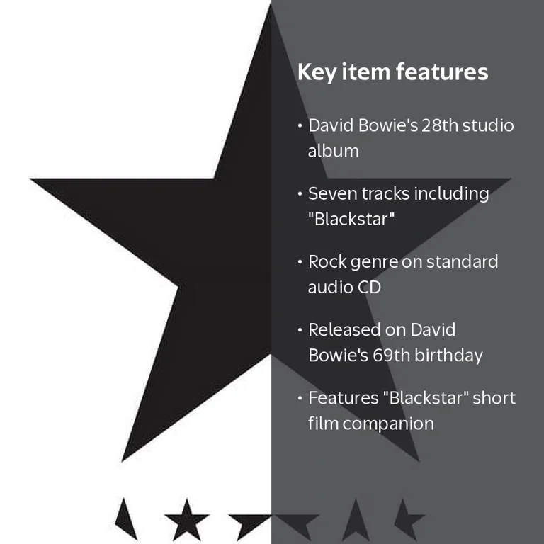 Columbia Records David Bowie - Blackstar - CD, Rock - Walmart.com