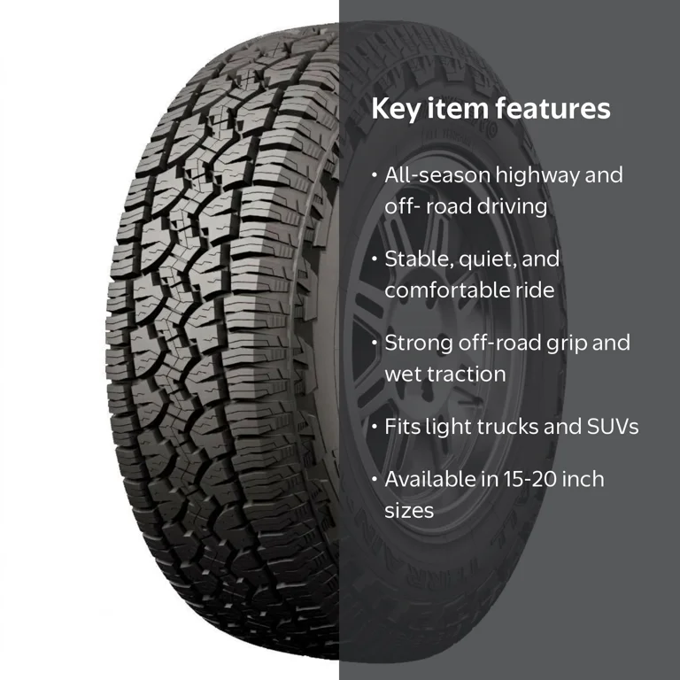 d.i.a ロンT F Dextero DAT1 All Terrain 265/70R16 111T All Season Tires, Fits