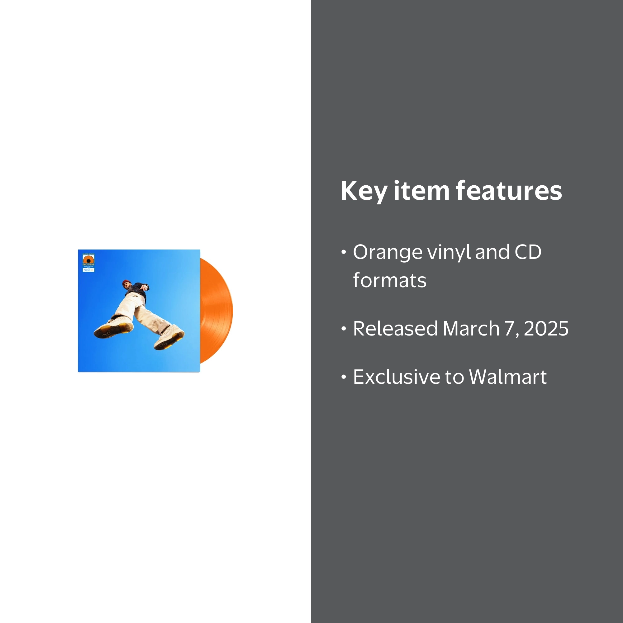 TobyMac - Heaven On My Mind - Walmart Exclusive Orange Vinyl