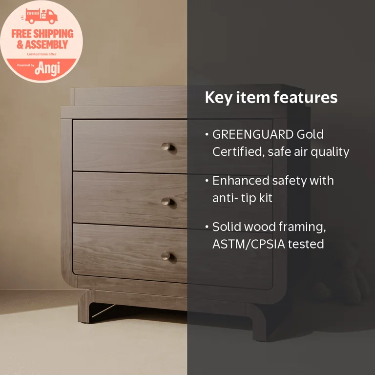 Art of Nursery by Storkcraft Santorini 3 Drawer Dresser with