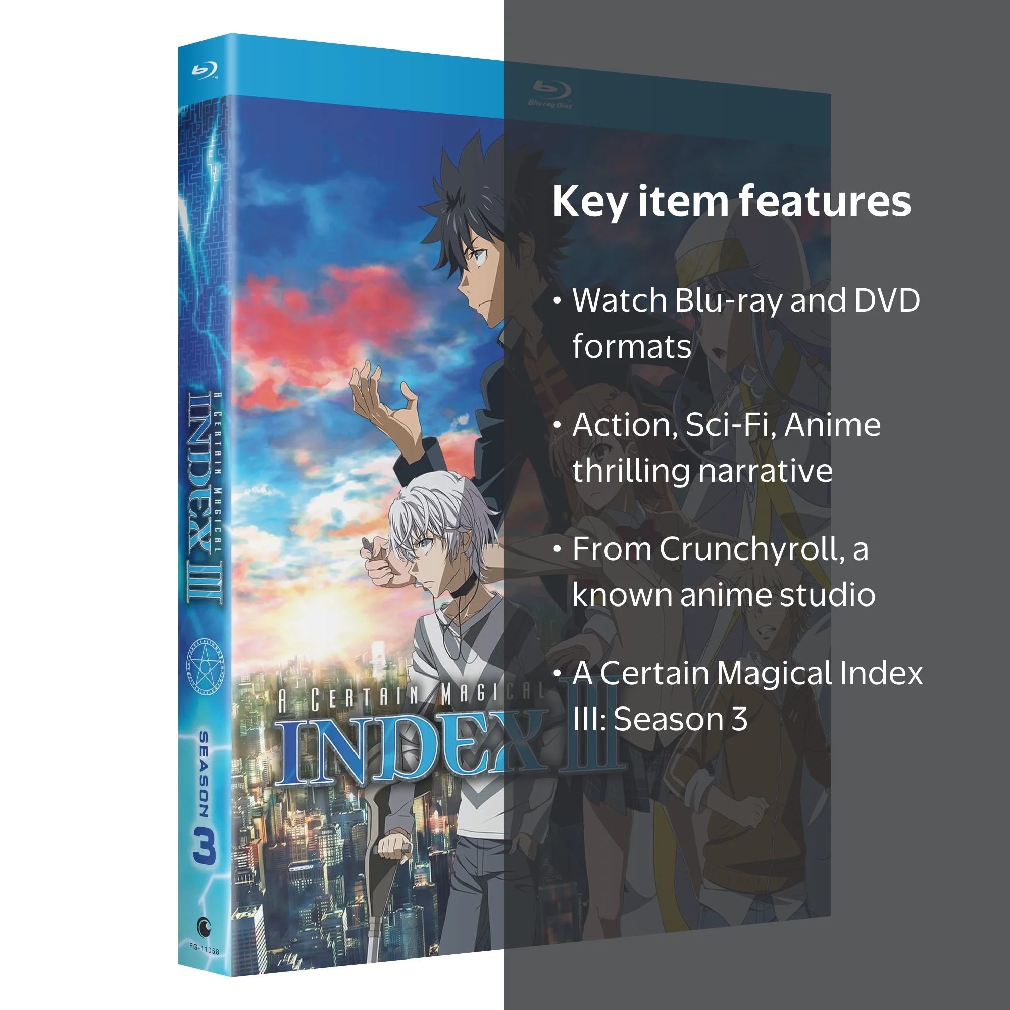 A Certain Magical Index III: Season 3 (Blu-ray) New - Walmart.com