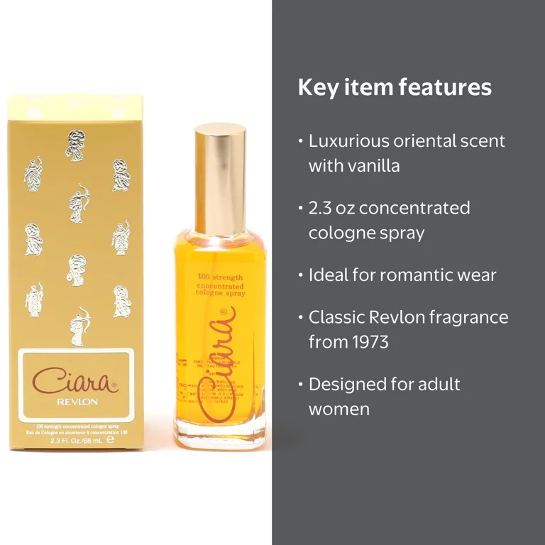 Revlon Ciara by Revlon for Women 2.3 oz 100 Strength Concentrated