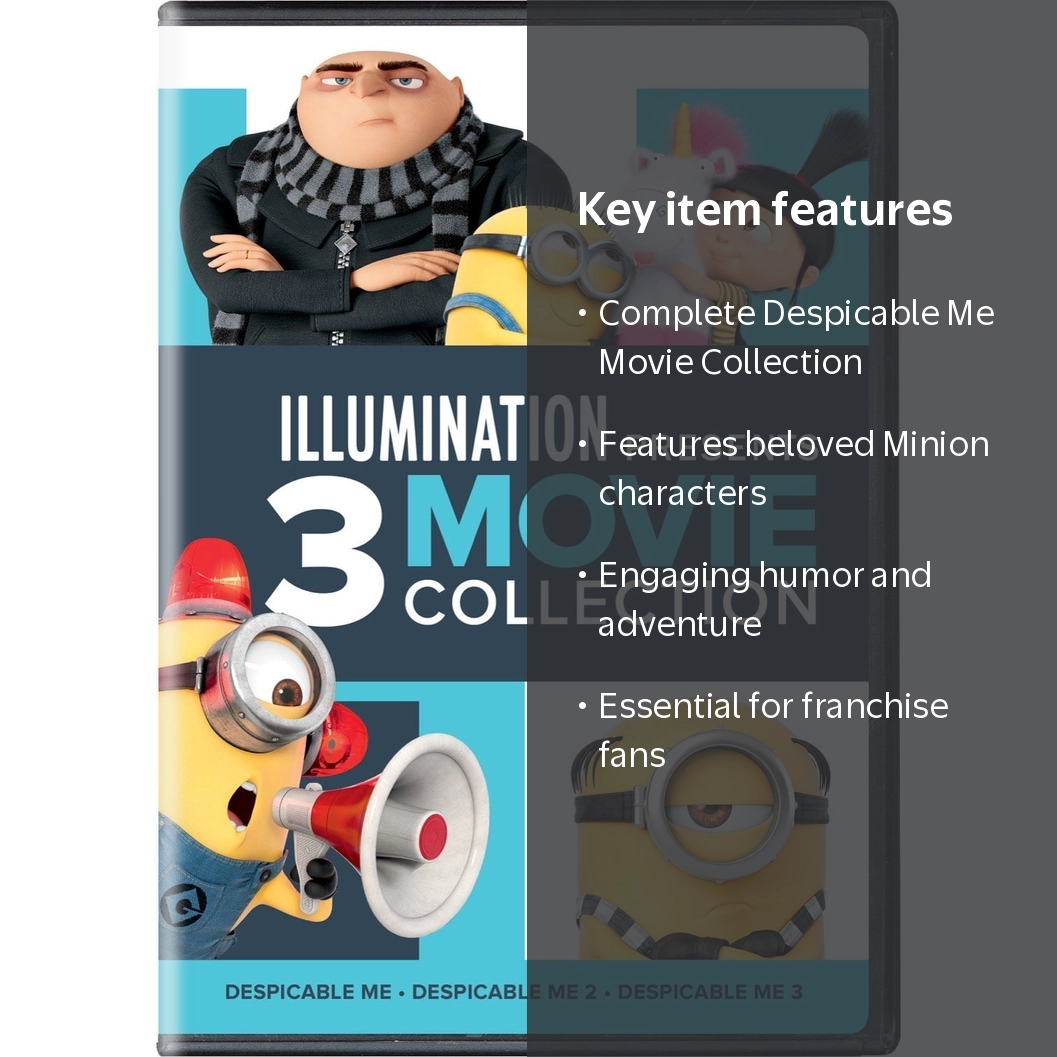 Despicable Me DVD Trilogy with Minions, Family Adventure 2010