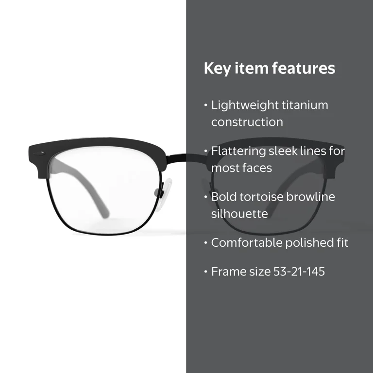 Phat Farm Men's HV712 Browline Prescription Eyeglasses with Case