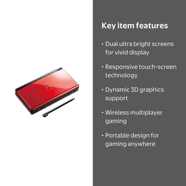 Nintendo DS Lite Portable Gaming Console, Touch-Screen - Walmart.com