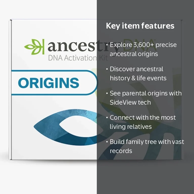 AncestryDNA Genetic Ethnicity Test Kit with Lab Fee Included