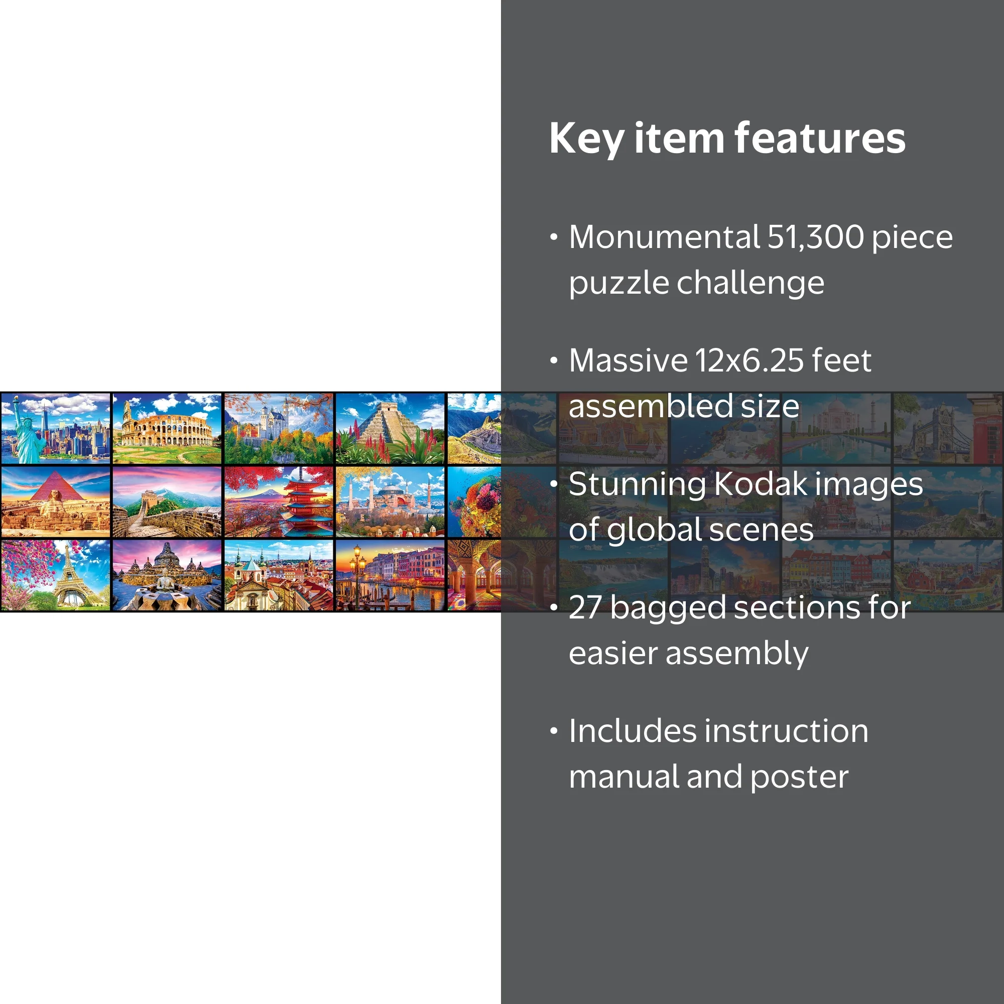 Cra-Z-Art Kodak World's Largest Adult Jigsaw Puzzle - 51,300