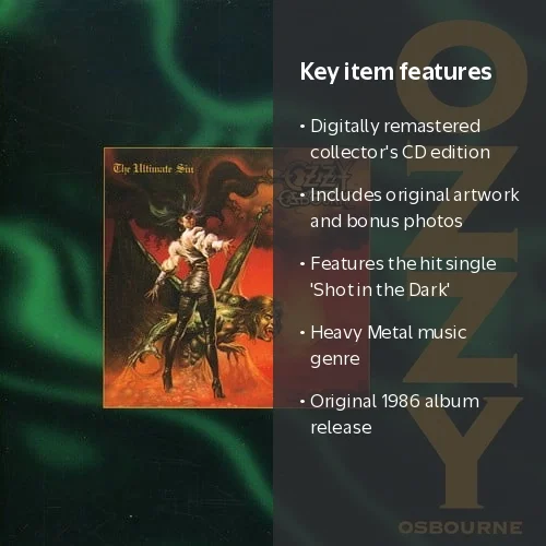 Ozzy Osbourne The Ultimate Sin 楽譜 Ozzy Osbourne The Ultimate Sin Ozzy Osbourne The Ultimate Sin 楽譜 Ozzy Osbourne The Ultimate Sin