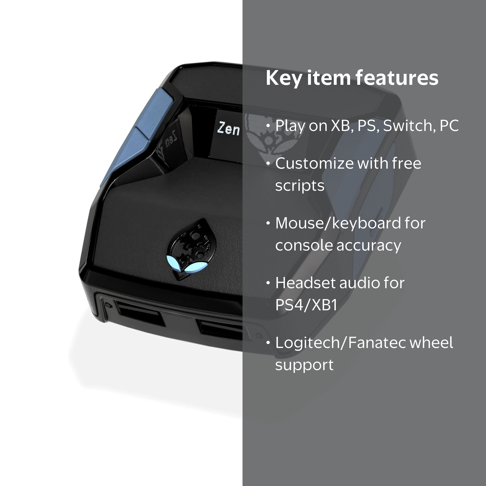 CRONUS ZEN コントローラーコンバーター Crons Zen Console Controller Adapter PS5 PS4 Xbox Switch PC Gaming