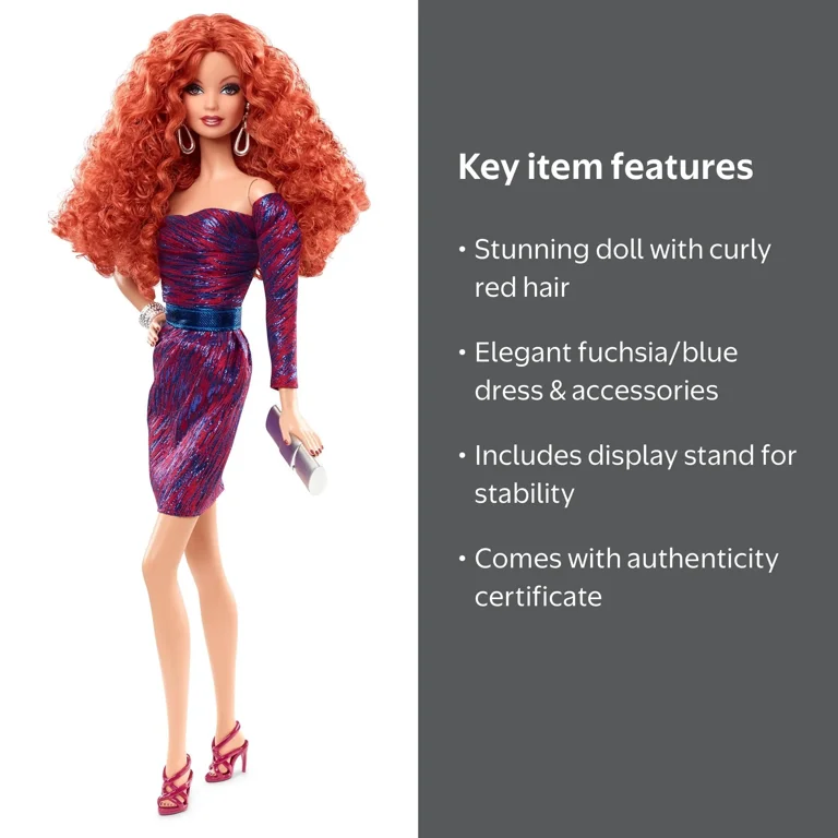 Barbie: The Look City Shine Redhead Doll - Walmart.com