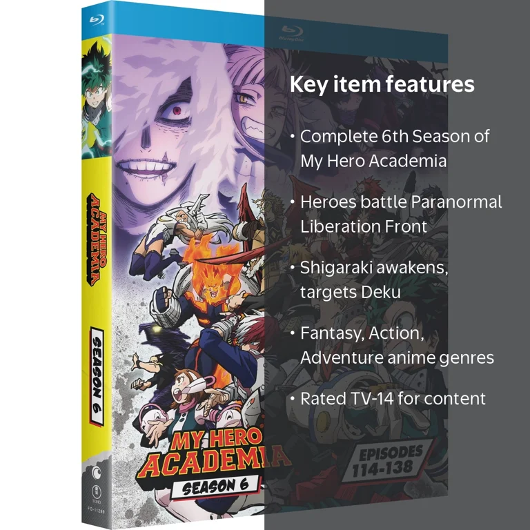 My Hero Academia Complete 6th Season (Blu-ray) Crunchyroll, Action