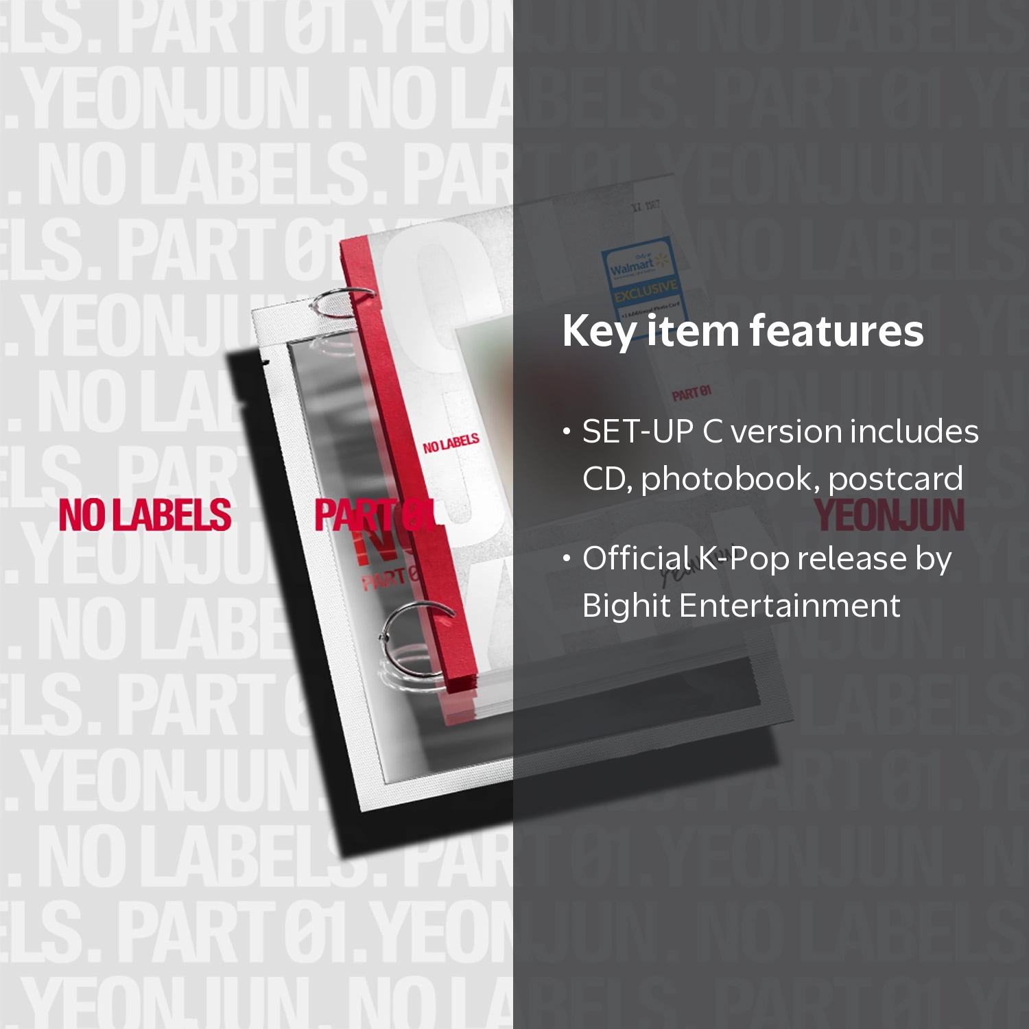 YEONJUN (TXT) - NO LABELS: PART 01 (SET-UP C) - Walmart Exclusive