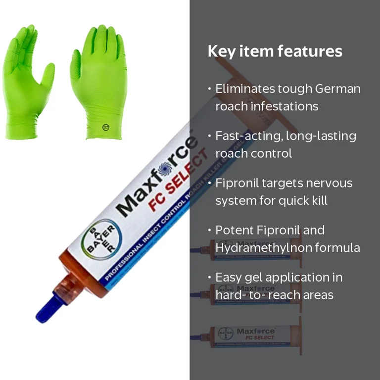 Maxforce Select Roach Killer Bait Gel - German Roach Control with