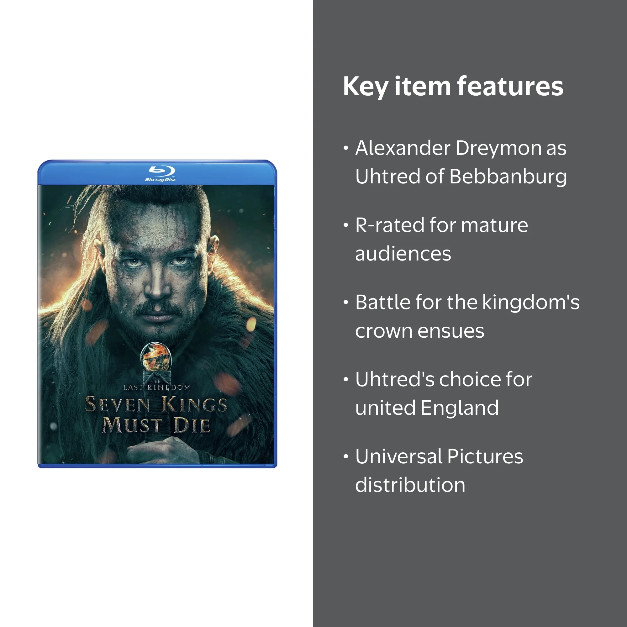 The Last Kingdom: Seven Kings Must Die - Walmart.com