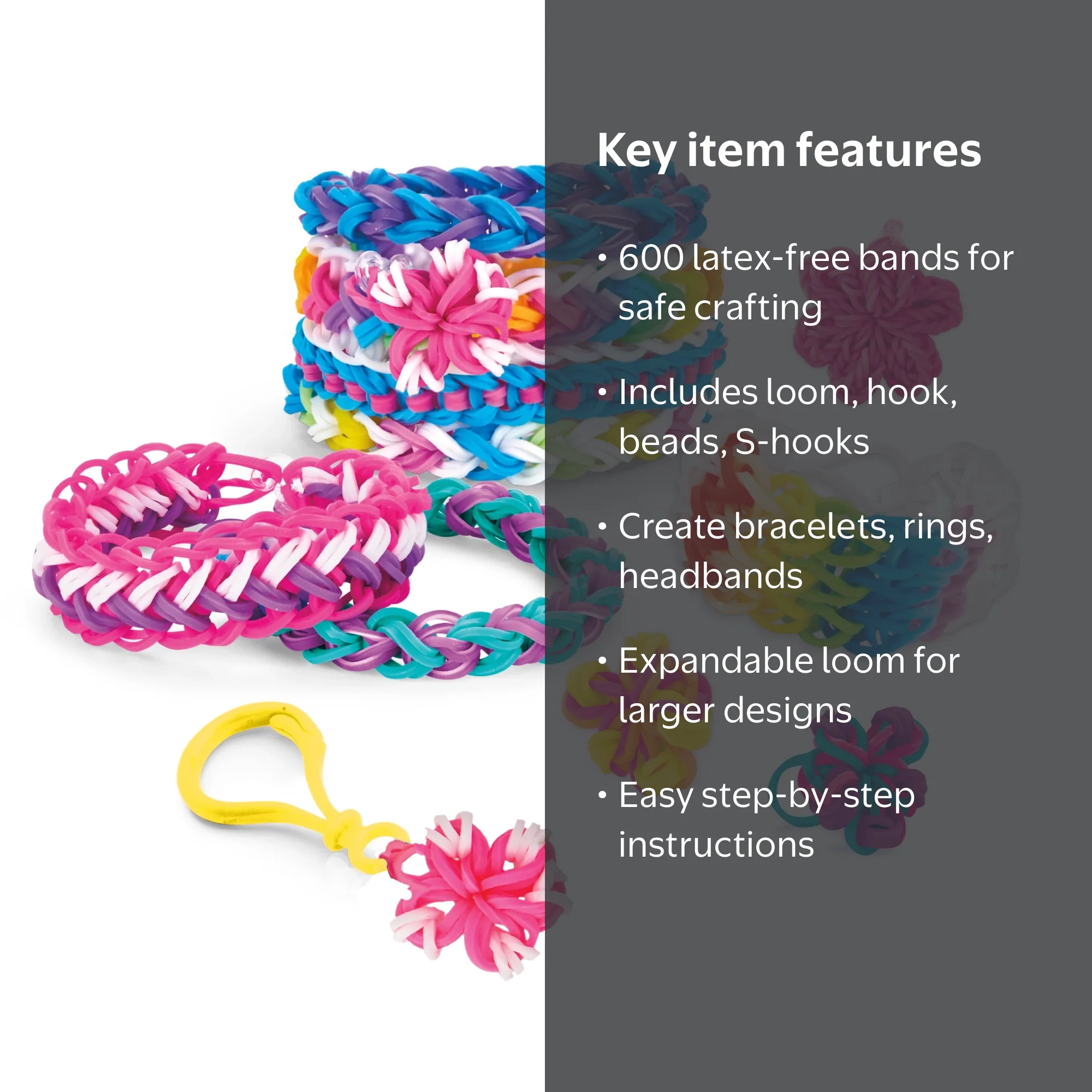 Cra-Z-Art Be Inspired Ultimate Rubber Band Loom, Unisex Child Ages