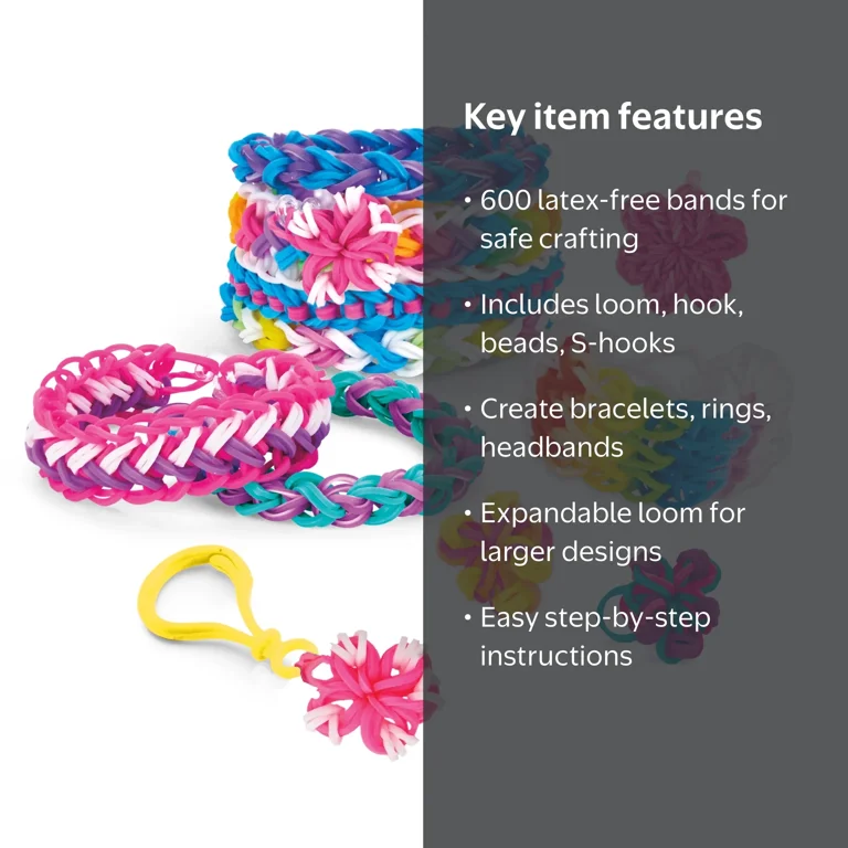 Cra-Z-Art Be Inspired Ultimate Rubber Band Loom, Unisex Child Ages