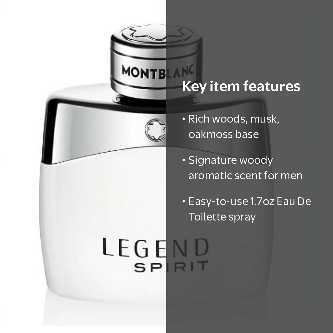 Montblanc, Legend Spirit Eau De Toilette Spray, 1.7 Oz, Men