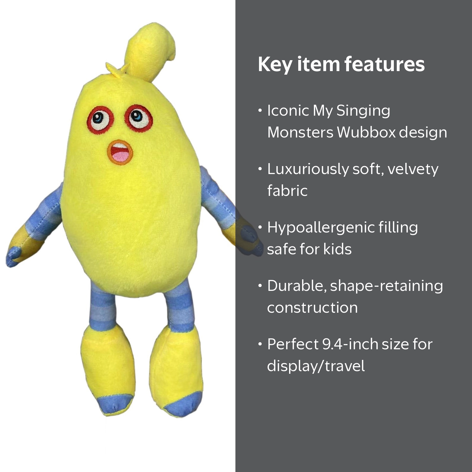 My Singing Monsters Plush, 9.4 Inch Super Soft Plush Toy, My