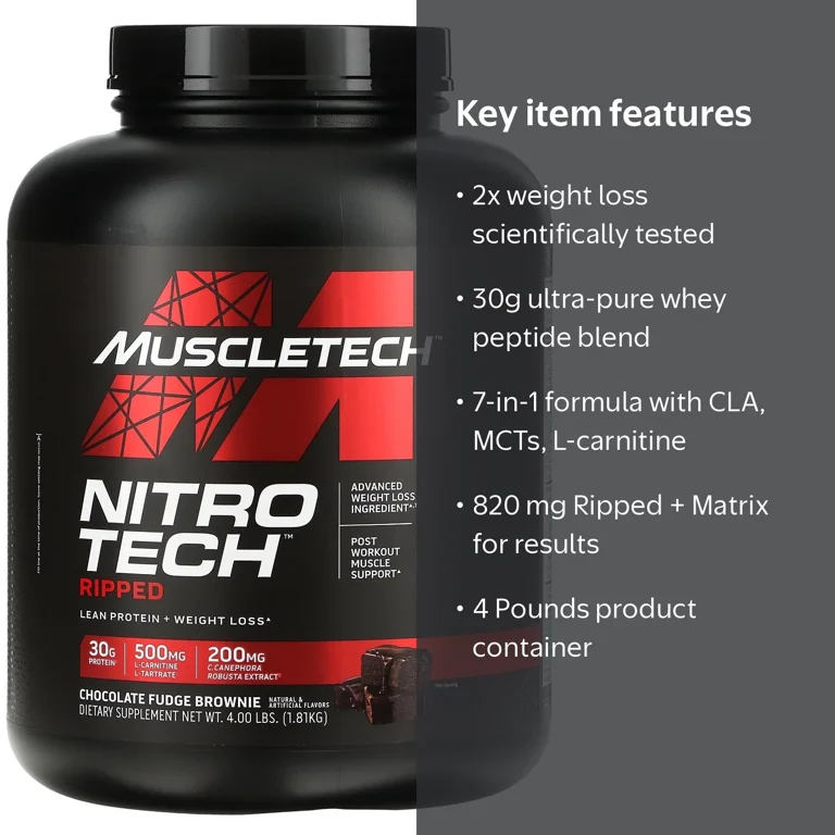 Nitro Tech Ripped Chocolate by Muscletech