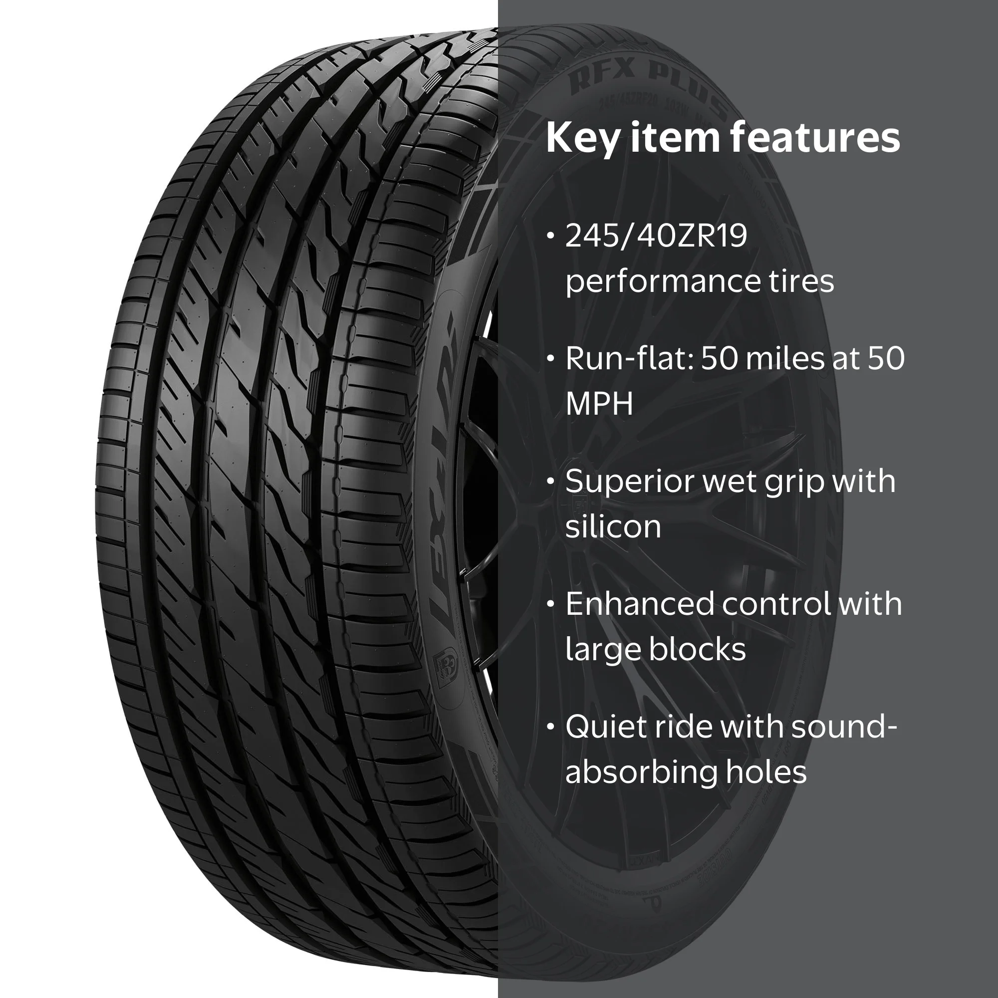 Lexani RFX Plus All Season 245/40ZR19 98W Passenger Tire - Walmart.com