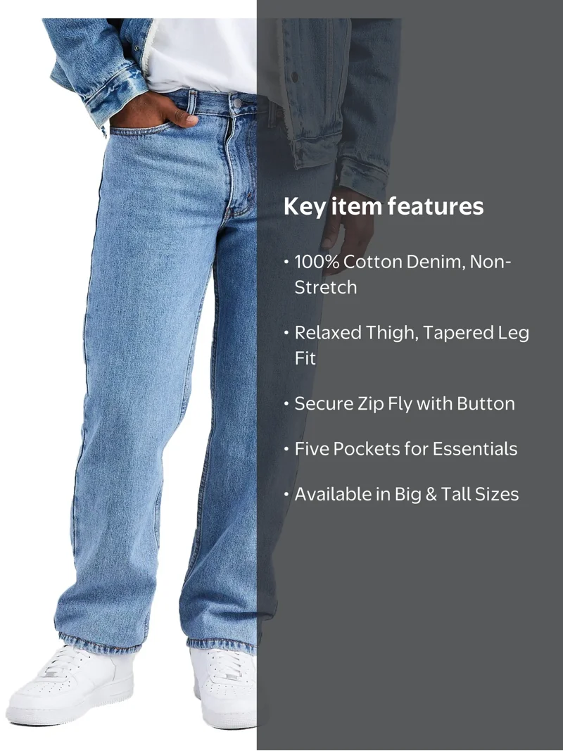 Levi's Men's 550 Relaxed Fit Jeans - Walmart.com