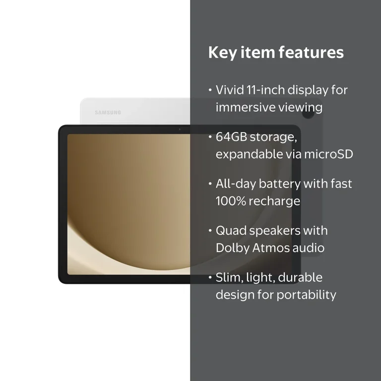 Samsung, Galaxy Tab A9+, 11