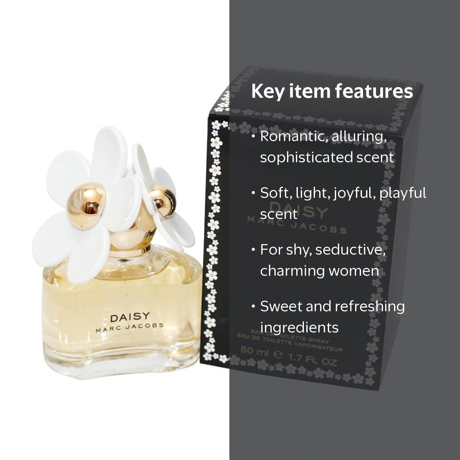 新品未使用 MARC JACOBS DAISY 50ml Marc Jacobs Daisy Eau De Toilette Spray 1.7 oz for Women - Walmart.com