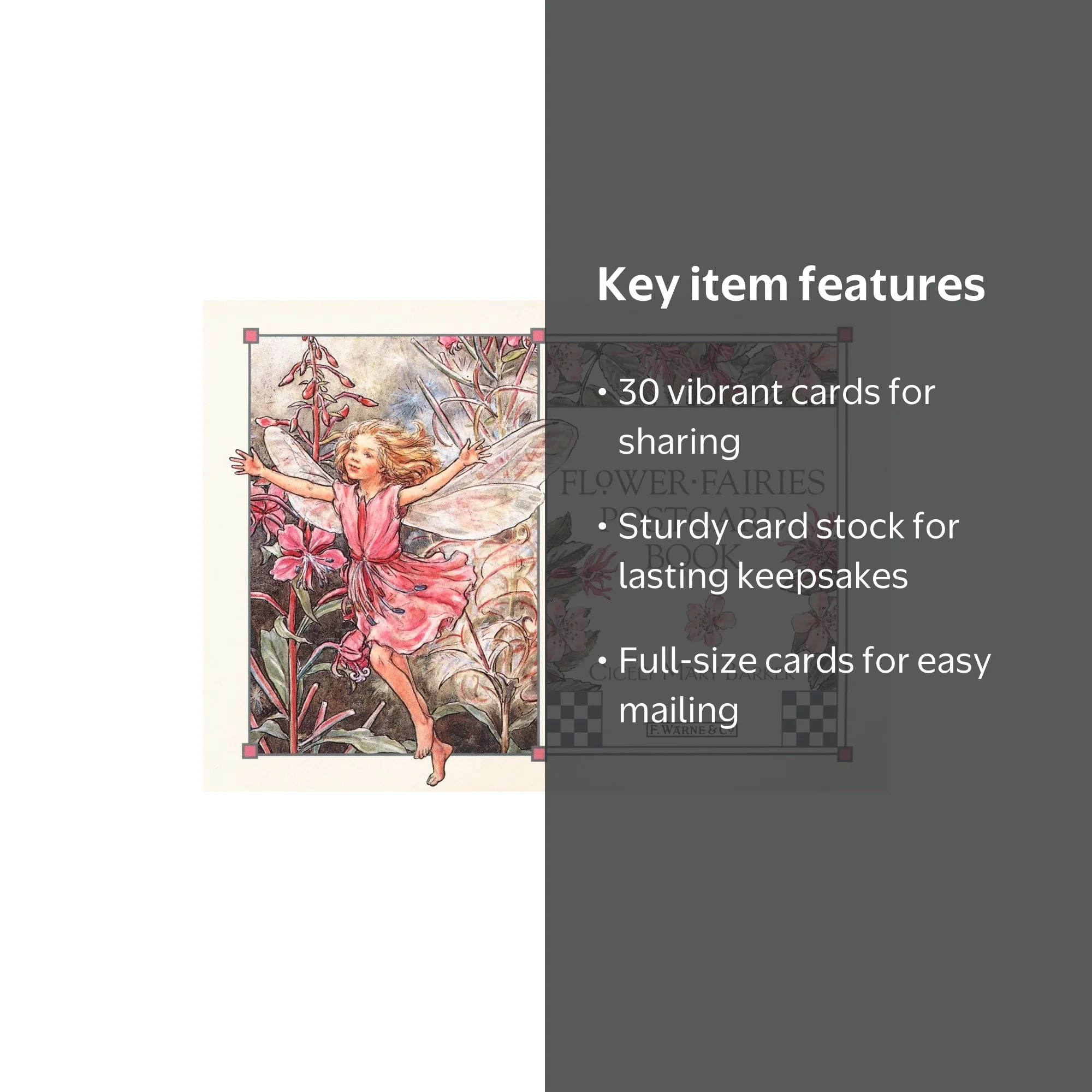 Flower Fairies: Flower Fairies Postcard Book (Cards) - Walmart.com