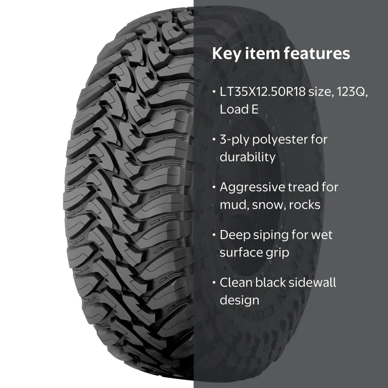 Toyo Open Country M/T All Season Mud Tire - Enhanced Durability
