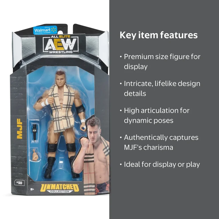 AEW Unmatched Series 1 Figure Pack MJF - Walmart Exclusive