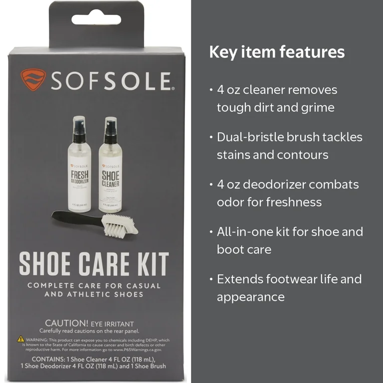 Sof Sole Complete Shoe Care Kit - Walmart.com