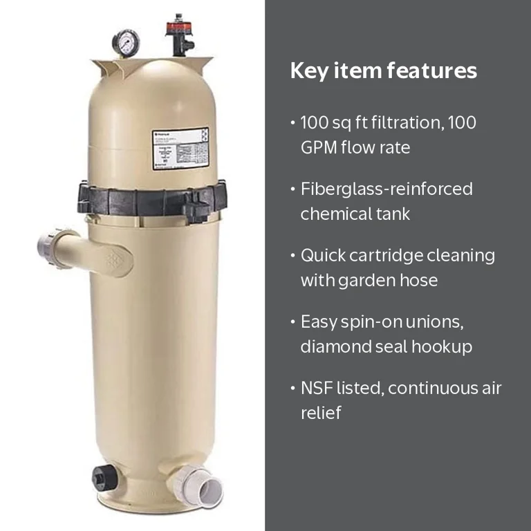 Pentair, Pool Filter Cartridge, 160354, 100 sq ft, chemical