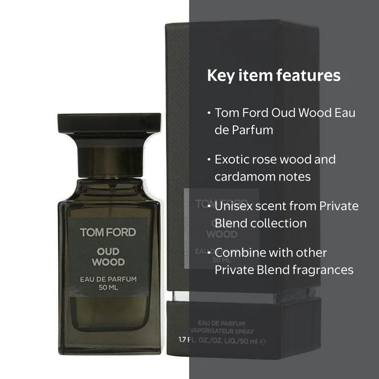 Tom Ford, Unisex Oud Wood EDP Spray, 50 ml, Exotic Oud Blend