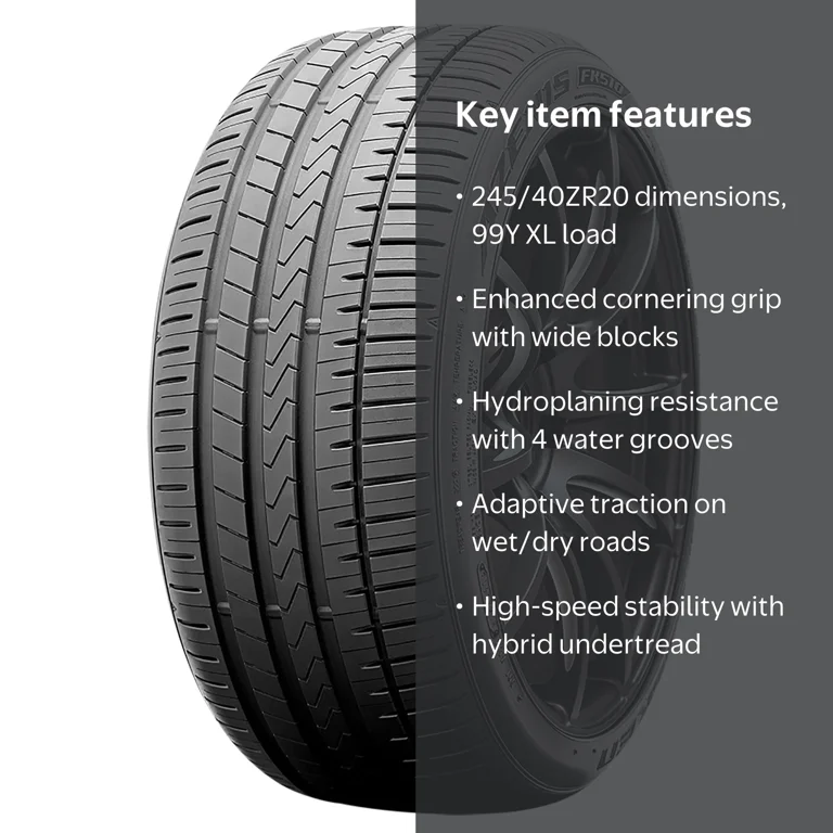 Free Shipping! Falken AZENIS FK510 245/40R20 99 Y Tire - Quality