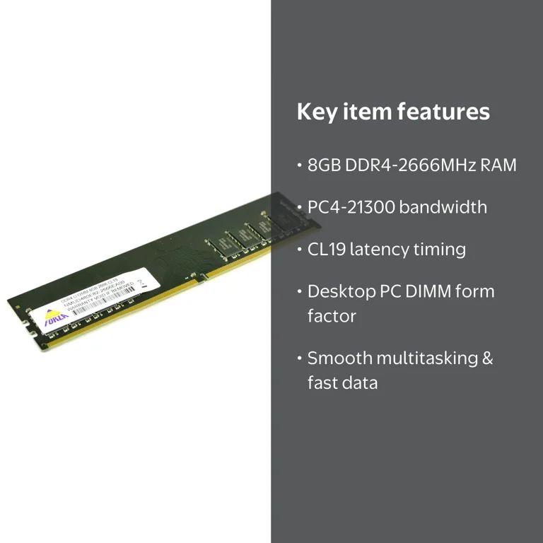 Neo Forza NMUD480E82-2666EA00 8GB DDR4-2666 PC4-21300 CL19 Desktop